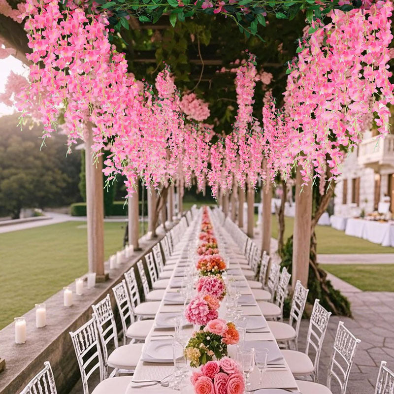 Simulated Wisteria Flower Ceiling Flower Branches