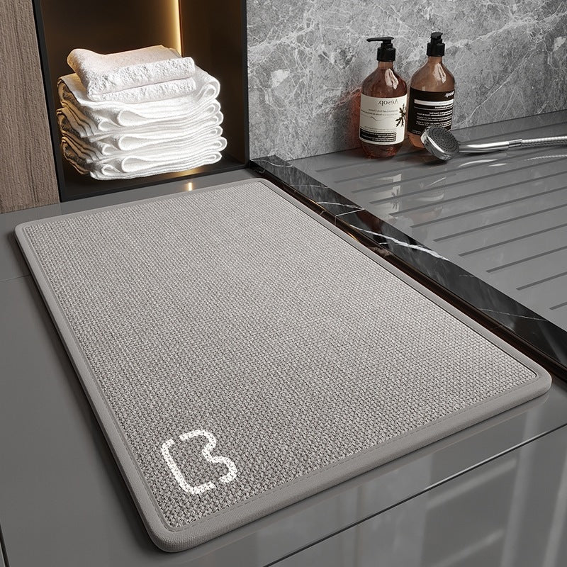 Linen-Style Absorbent Floor Mat
