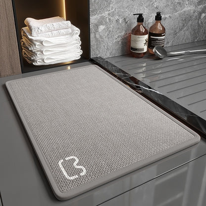Linen-Style Absorbent Floor Mat